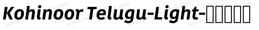 Kohinoor Telugu-Light字体转换